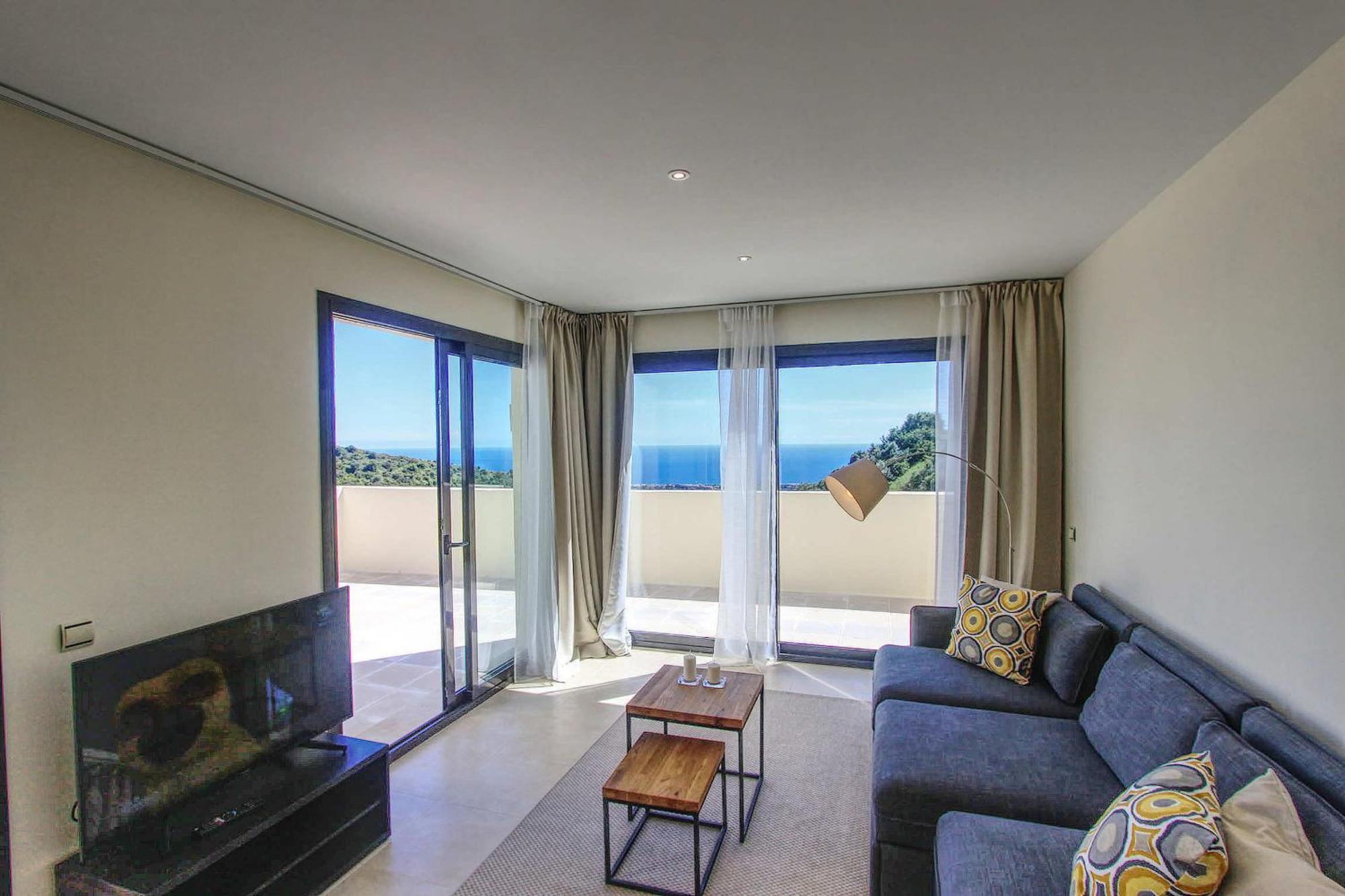 1090 Amazing Panorama Sea View Penthouse Large Terrace Heated Pool Gym Apartamento Marbella